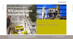 Desktop Screenshot of fabrique.nl