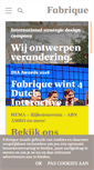 Mobile Screenshot of fabrique.nl