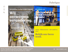 Tablet Screenshot of fabrique.nl